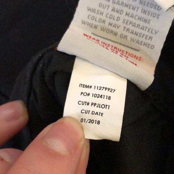 Torrid black cut off raw hem black shorts 14 - Picture 4 of 6